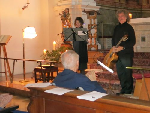 Sabine Hübner, Flöte & Christian Leyh, Gitarre, Vincentinum, Kirchenkonzert im September 2019